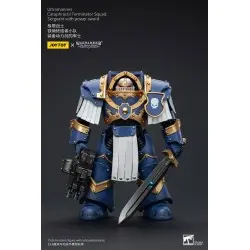 Warhammer The Horus Heresy figurine 1/18 Ultramarines Cataphractii Terminator Squad Sergeant with Power Sword 14 cm      