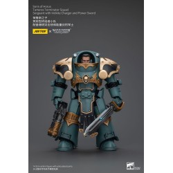 Warhammer The Horus Heresy figurine 1/18 Tartaros Terminator Squad Sergeant With Volkite Charger And Power Sword 12 cm  