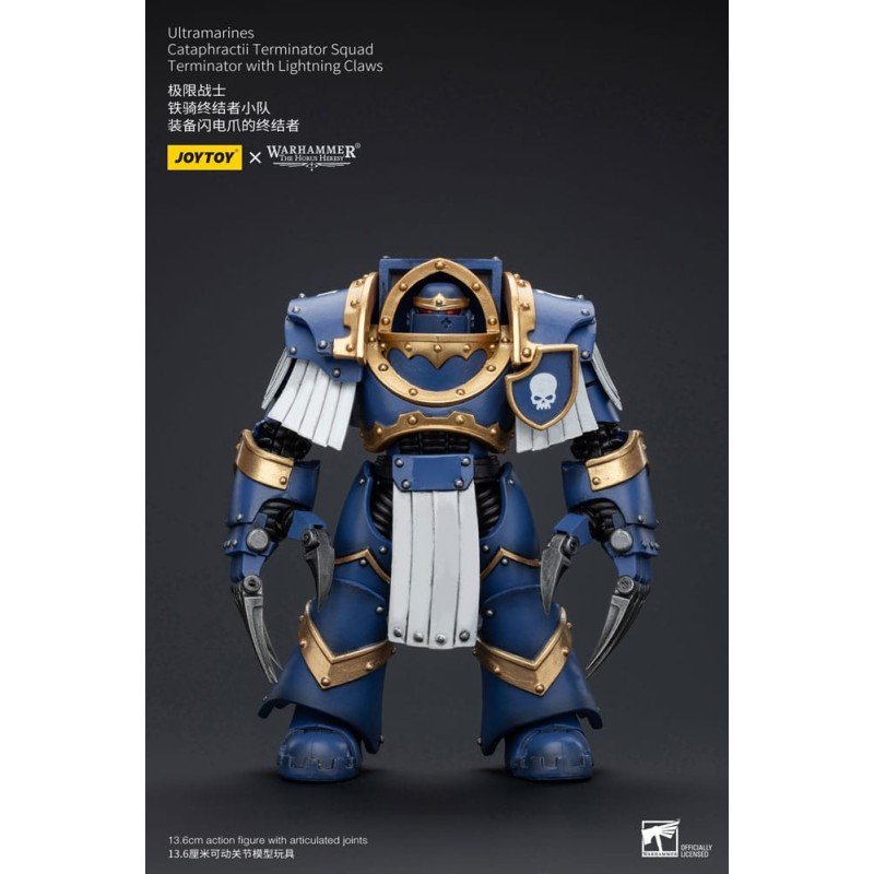 Warhammer The Horus Heresy figurine 1/18 Ultramarines Cataphractii Terminator Squad Terminator with Lightning Claws 14 cm       | 6973130377394