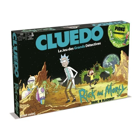 jeu : Cluedo Rick & Morty
éditeur : Winning Moves
version française