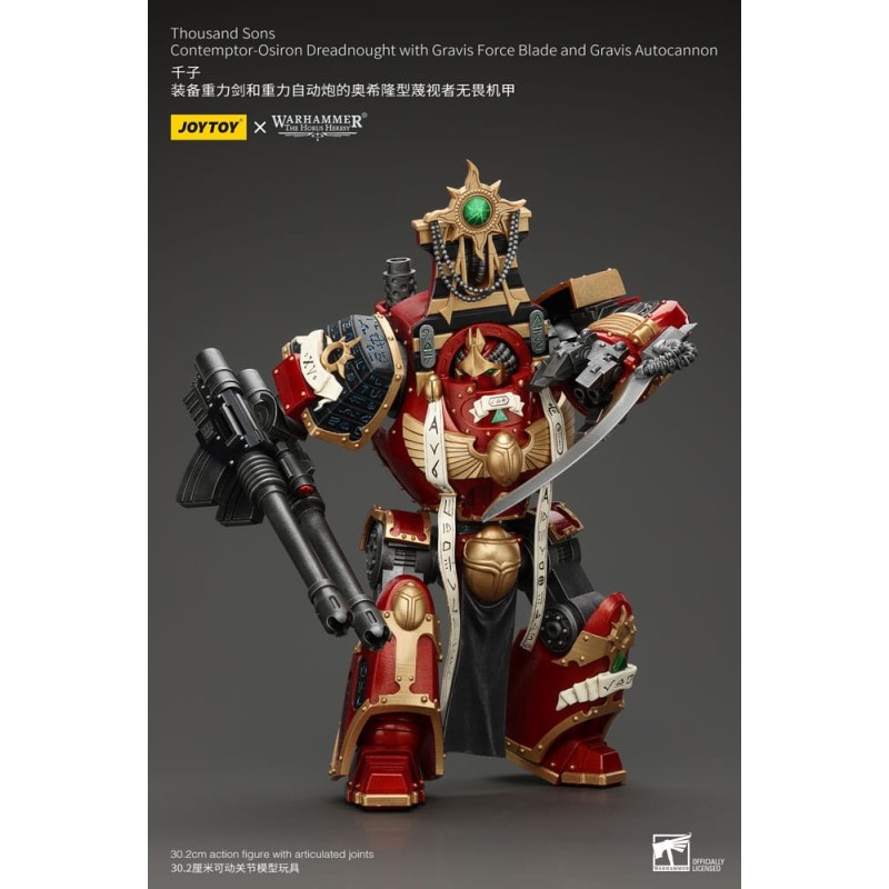 Warhammer The Horus Heresy figurine 1/18 Thousand Sons Contemptor-Osiron Dreadnought with Gravis Force Blade And Gravis Autoc... | 6973130378636