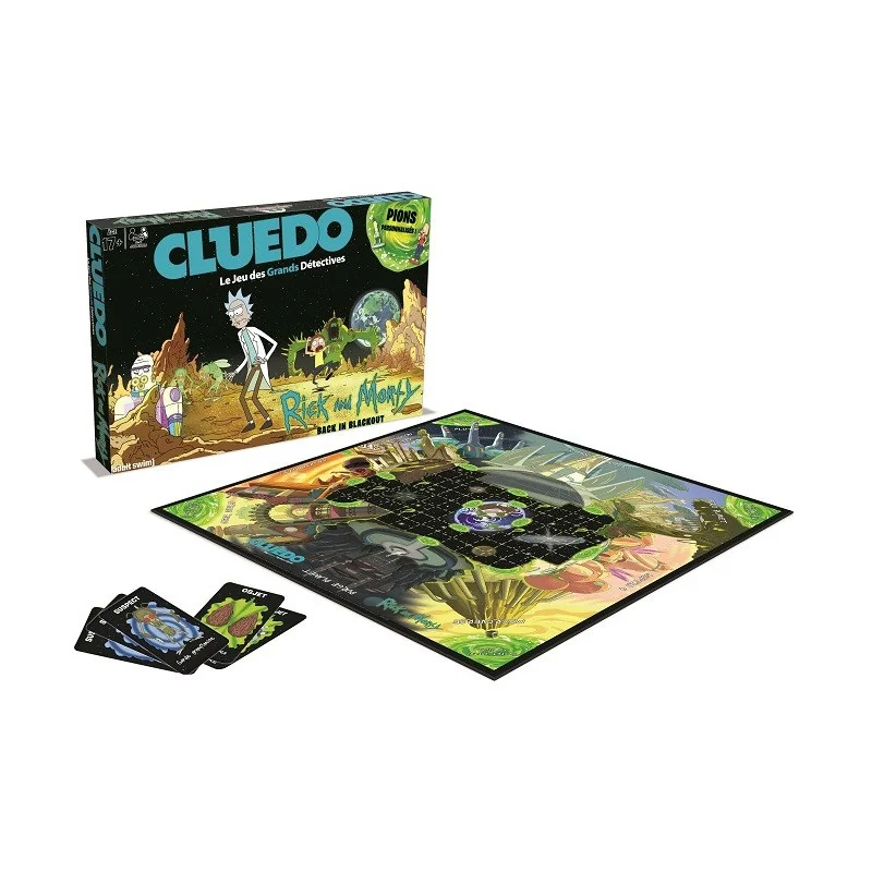 Spel: Cluedo Rick & Morty
Uitgever: Winning Moves
Engelse versie