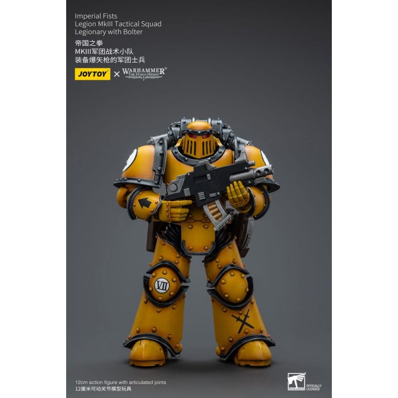 Warhammer The Horus Heresy figurine 1/18 Imperial Fists Legion MkIII Tactical Squad Legionary with Bolter 12 cm | 6973130379077