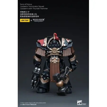 Warhammer The Horus Heresy figurine 1/18 Sons of Horus Justaerin Terminator Squad Justaerin with Thunder Hammer 12 cm  | 6973130379732