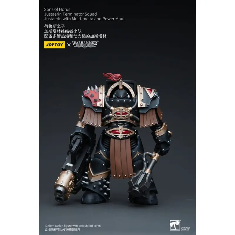 Warhammer The Horus Heresy figurine 1/18 Sons of Horus Justaerin Terminator Squad Justaerin with Multi-melta and Power MauL 1... | 6973130379749