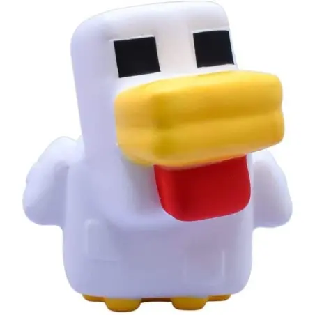 Minecraft figurine anti-stress Mega Squishme série 3 Poulet 15 cm | 0793618119614