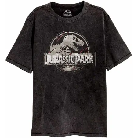 Jurassic Park T-Shirt Scratched Logo (L) | 5056463479490