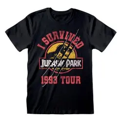 Jurassic Park T-Shirt I Survived 1993 (L) | 5056688562489