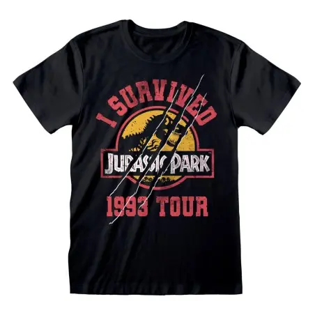 Jurassic Park T-Shirt I Survived 1993 (M) | 5056688562472