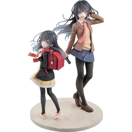 Rascal Does Not Dream of a Knapsack Kid statuette PVC Mai Sakurajima High School Graduation Ver. & Knapsack Kid 19 cm | 4942330240762