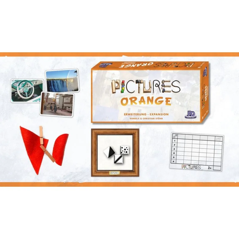 jeu : Pictures - Ext. Orange
éditeur : Matagot
version française