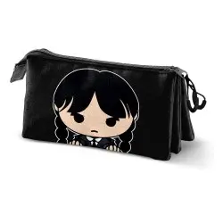 Wednesday Triple trousse Chibi Black | 8445118072389