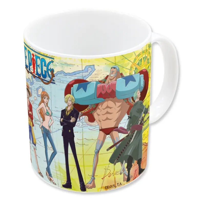 One Piece mug Map 320 ml | 8412497923977