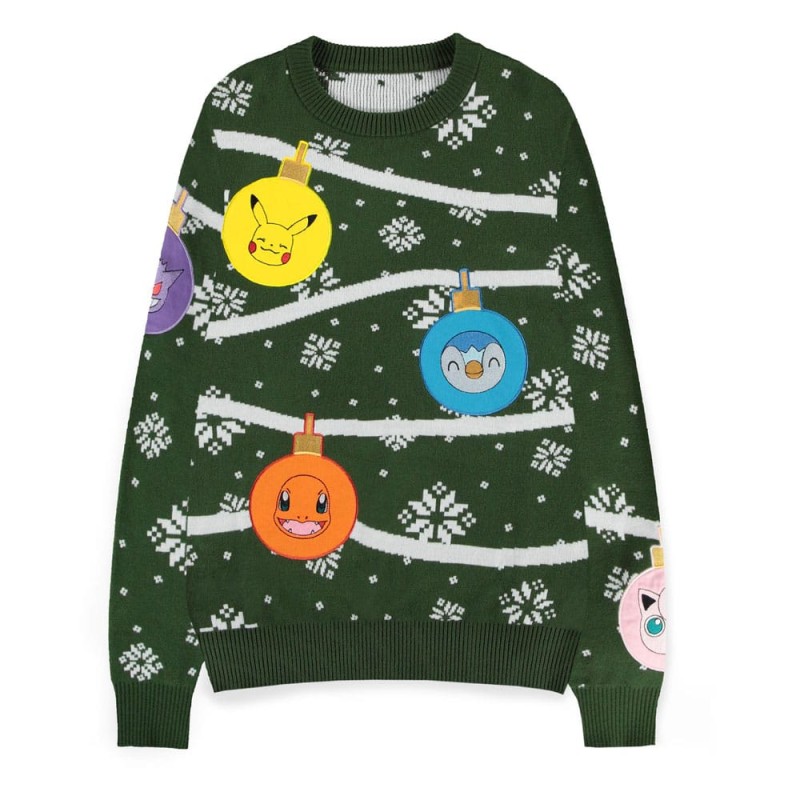 Pokémon Sweatshirt Christmas Jumper Xmas Balls (L) | 8718526214222