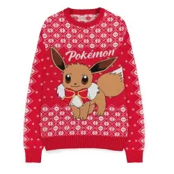 Pokémon Sweatshirt Christmas Jumper Évoli (L)