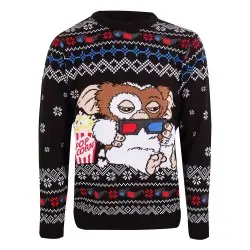 Gremlins Sweatshirt Christmas Jumper Gizmo Popcorn (M) | 5056599742949