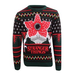 Stranger Things Sweatshirt Christmas Jumper Demogorgon (L)