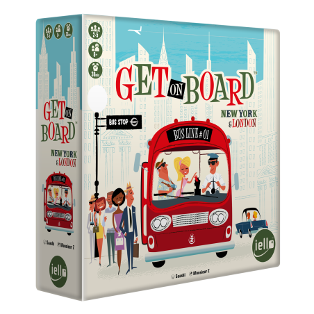 jeu : Get on Board - London & New York éditeur : Iello version française jeu : Get on Board - London & New York éditeur : Iello version française