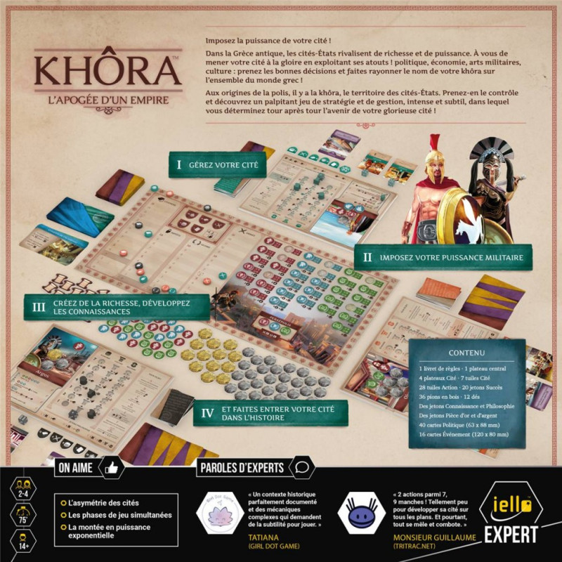 jeu : Khora : L'Apogée d'un Empire
éditeur : Iello
version française