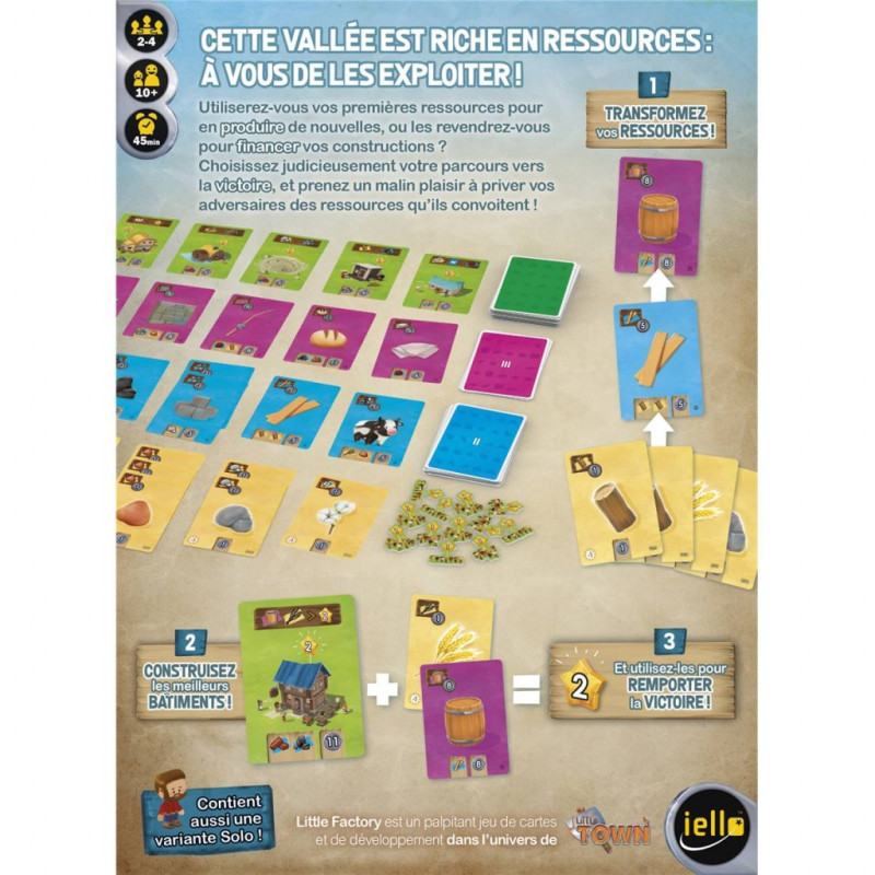 jeu : Little Factory
éditeur : Iello
version française