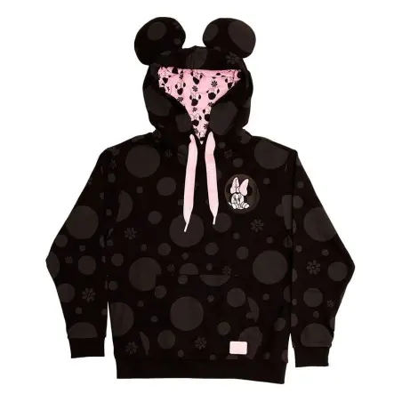 Disney by Loungefly sweater à capuche Unisexe Minnie Rocks the Dots Florals (M) | 0671803534889