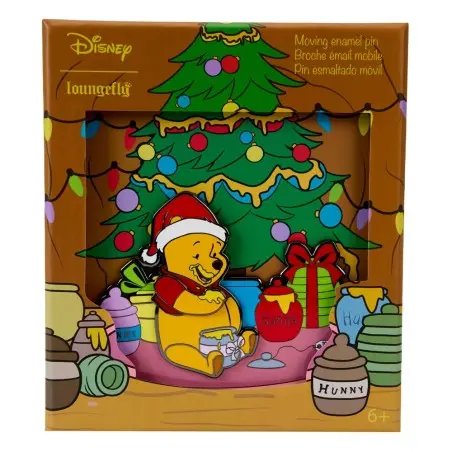 Disney by Loungefly 3" pin's émaillés Winnie the Pooh Honey Present Limited Edition 8 cm  | 0671803528222