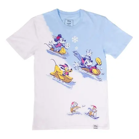 Disney by Loungefly Tee T-Shirt Unisexe Mickey and Friends Winter Wonderland (XL) | 0671803527706