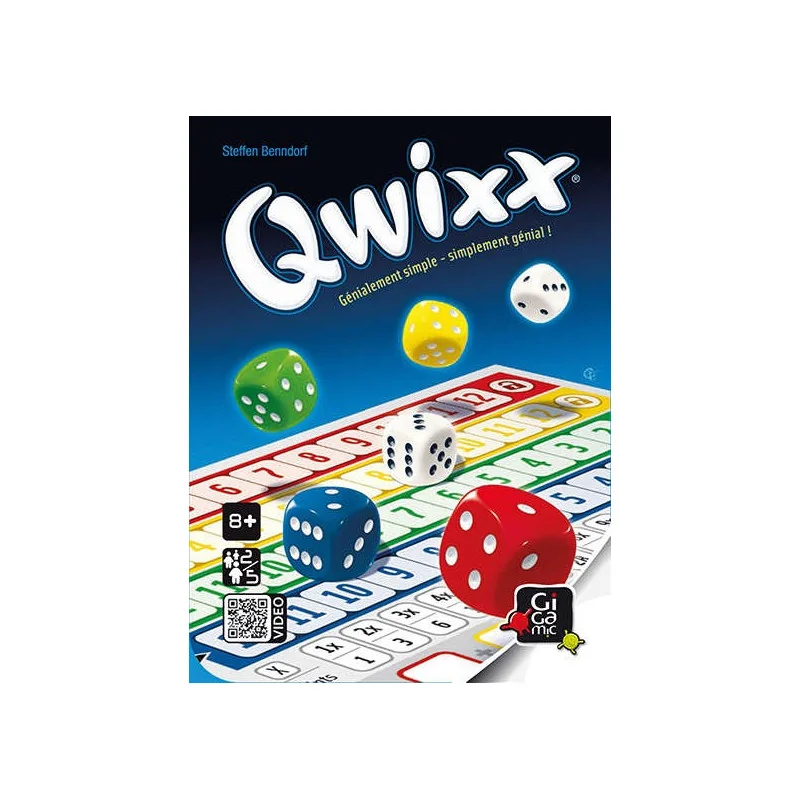 jeu :  Qwixx
éditeur : Gigamic
version française