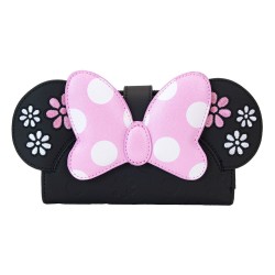 Disney by Loungefly Porte-monnaie Minnie Floral Rock the Dots Flap