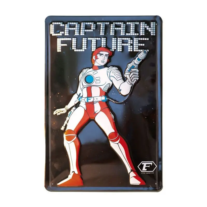 Captain Future panneau métal 20 x 30 cm | 4045846335363