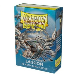 Dragon Shield Japanse maat Dual Matte Mouwen - Lagoon 'Saras' (60 mouwen)