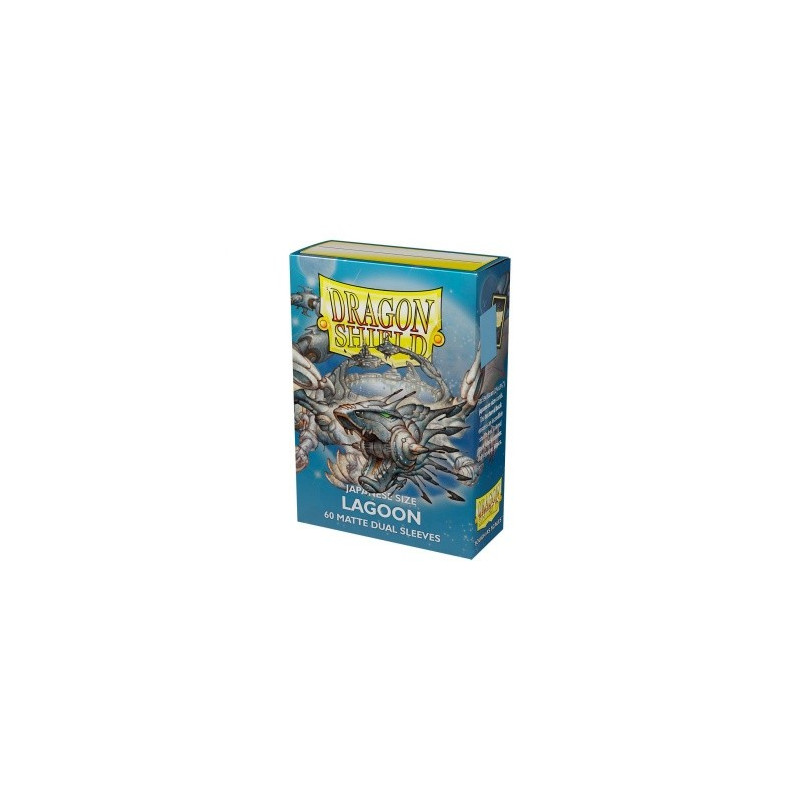 Dragon Shield Japanese size Dual Matte Sleeves - Lagoon 'Saras' (60 Sleeves)