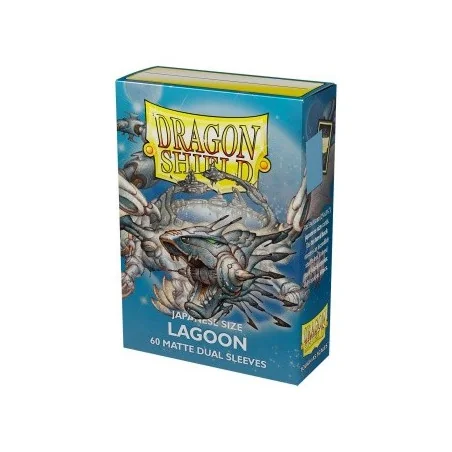 Dragon Shield Japanese size Dual Matte Sleeves - Lagoon 'Saras' (60 Sleeves) | 5706569151485