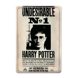 Harry Potter panneau métal 3D Undesirable No 1 20 x 30 cm | 4045846352735