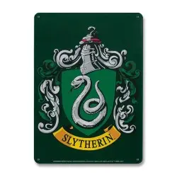 Harry Potter panneau métal Slytherin 15 x 21 cm | 4045846388260