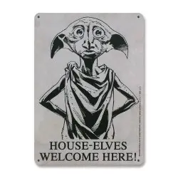 Harry Potter panneau métal House-Elves 15 x 21 cm | 4045846388642