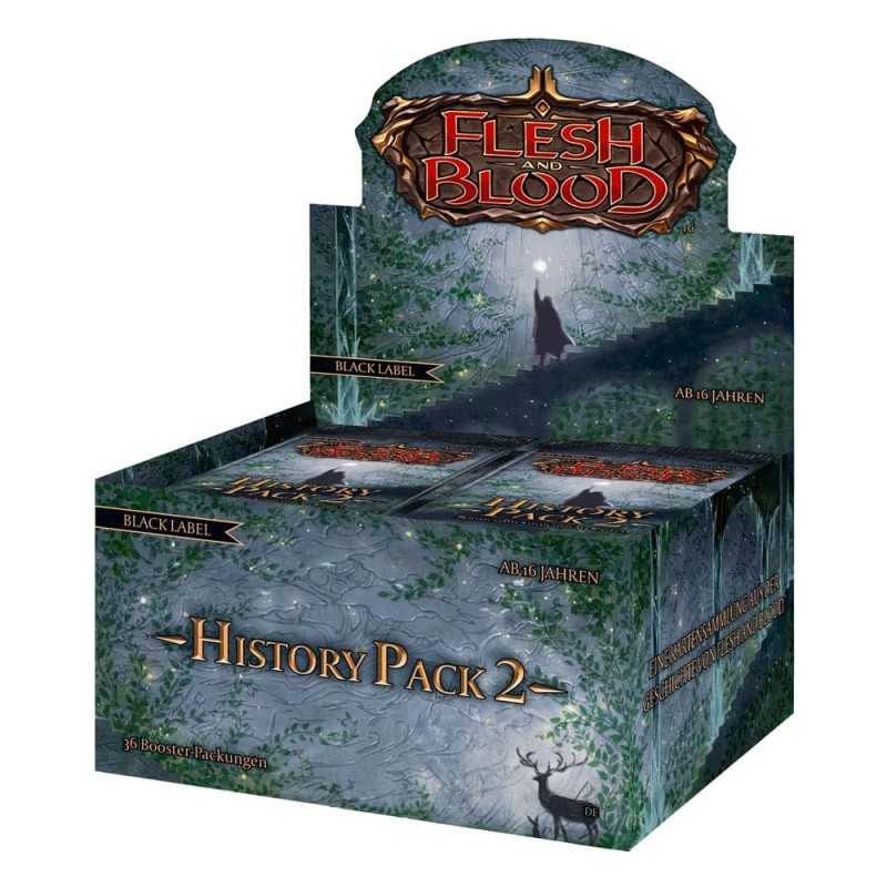 Flesh and Blood TCG History Pack 2 Black Label présentoir boosters (36) *ALLEMAND* | 9421037050065