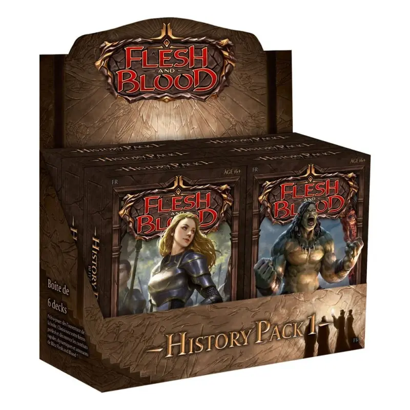 Flesh and Blood TCG History Pack 1 présentoir Blitz Decks (6) *FRANCAIS* | 9421037050256