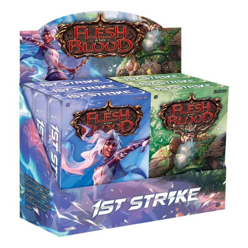 Flesh and Blood TCG présentoir Decks 1st Strike (6) *ESPAGNOL* | 9421037052328