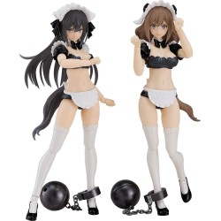 Guilty Princess figurine PLAMAX GP-07 Underwear Body Girl Ran & Jelly: Maid Ver. Set 16 cm