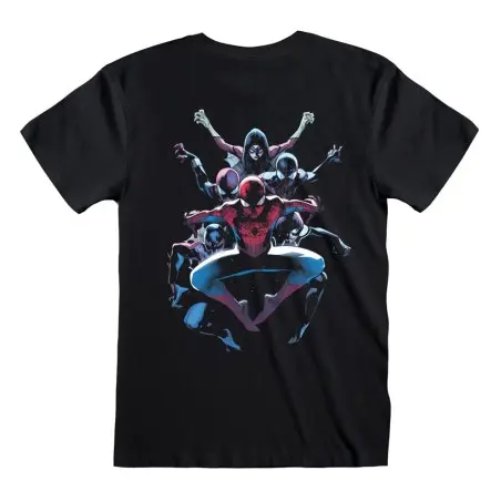 Spider-Man T-Shirt Spiderverse Back (L) | 5056688554859