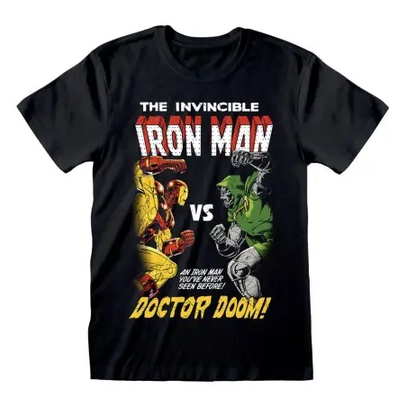 Marvel  T-Shirt Iron Man vs Doom (L) | 5056811510530