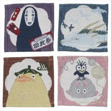 Le Voyage de Chihiro pack 4 sous-verres Characters | 4992272649857