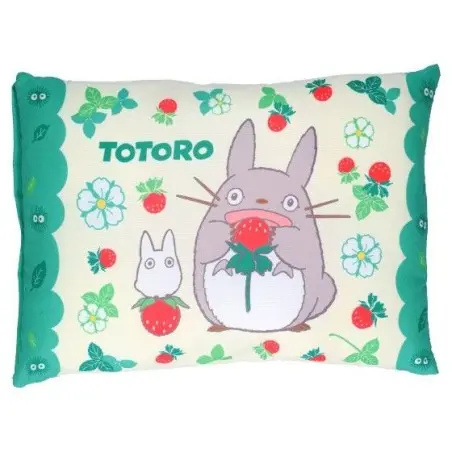 Mon voisin Totoro coussin Totoro & Strawberries 28 x 39 cm | 4992272725155