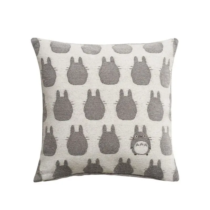 Mon voisin Totoro oreiller Silhouette Totoro Gris 45 x 45 cm | 4992272743050