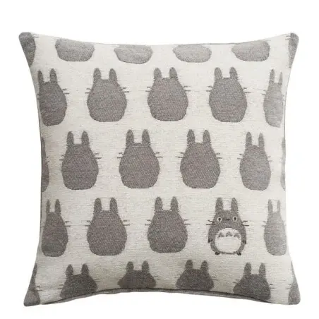 Mon voisin Totoro oreiller Silhouette Totoro Gris 45 x 45 cm | 4992272743050