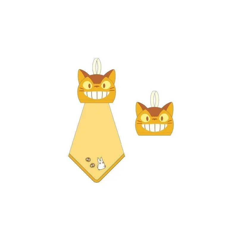 Mon voisin Totoro serviette de toilette mains Pop-Up Catbus 25 x 25 cm | 4992272754452