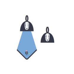 Le Voyage de Chihiro serviette de toilette mains Pop-Up No Face 25 x 25 cm