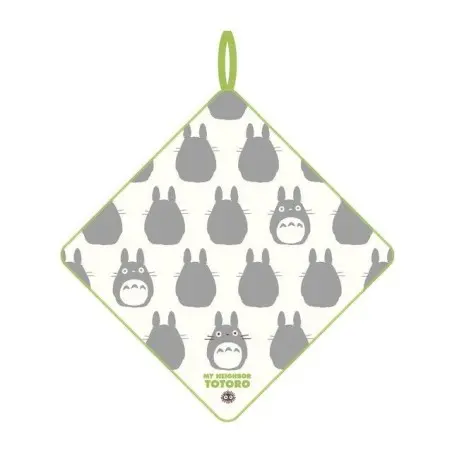 Mon voisin Totoro serviette de toilette mains Big Totoro Silhouette 33 x 33 cm | 4992272767889
