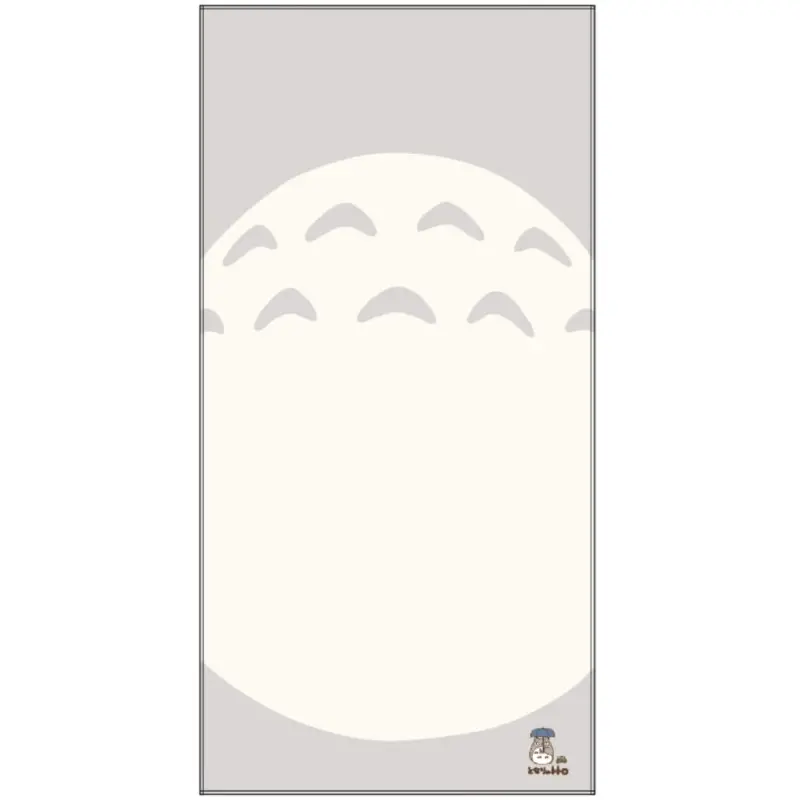 Mon voisin Totoro Grande serviette de toilette Totoro's Belly 60 x 120 cm | 4992272922073